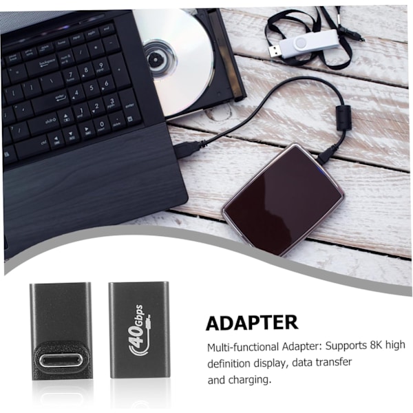 Fullständig Funktion Usb c Adapter 8k Högupplöst Tv Kopplare Rätvinklig Usb c Hane till Hona