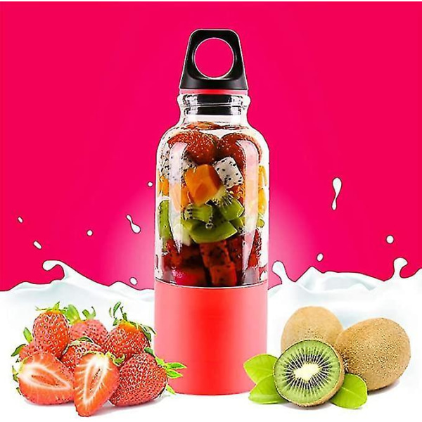 Bærbar Blender Mini USB Oppladbar Elektrisk Smoothie Maker