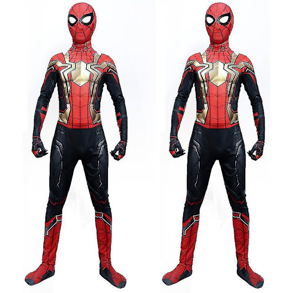 Spider-Man: No Way Home Hyppyasu Zentai Bodysuit Lasten Poikien Hieno Esitysasu 9-11 Years