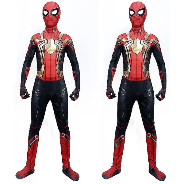 Spider-Man: No Way Home Jumpsuit Zentai Bodysuit Barn Kostyme for Gutter 11-12 Years