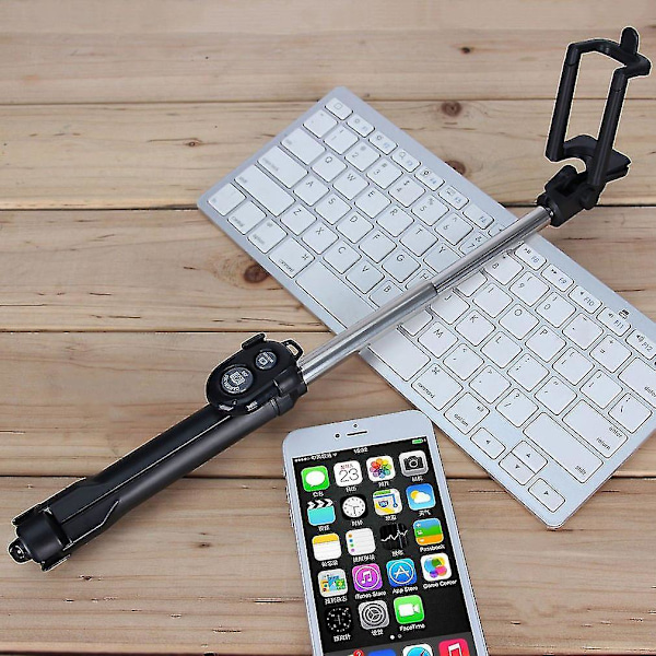Håndholdt Mini Tripod Bluetooth Selfie Stick til Telefon