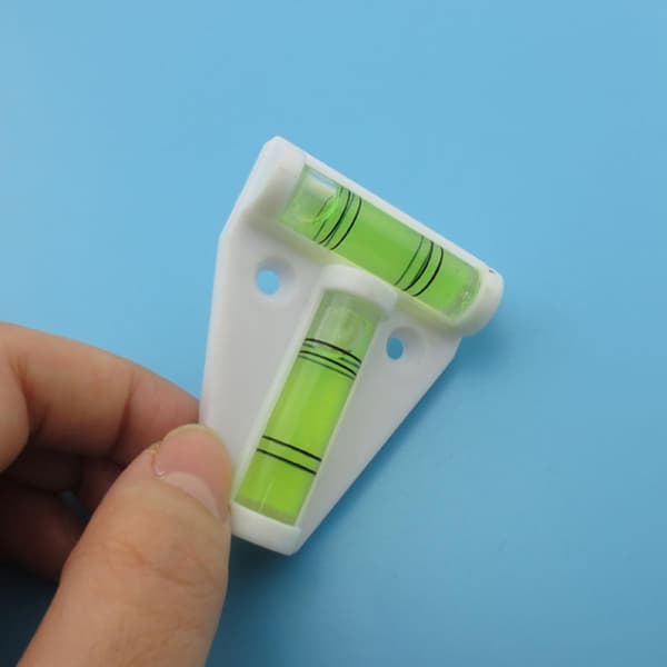 Mini magnetisk T-formet vaterboble med lav profil og magnetisk design