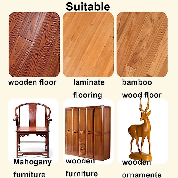 Wise Owl Möbelbalsam för Läder, Läderbalsam för Möbel, Lädermöbelbalsam och Borste, Bästa Möbelbalsam, Möbelbalsam för Trä 4pcs
