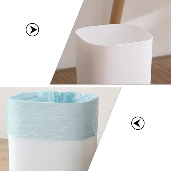 Søppelbøtte Søppelkasse 12l Plast Solid Slitesterk Bunn Moderne Design