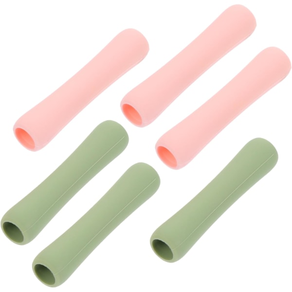 Kynän 1/2 Stylus-hihat 6 kpl Silikonisuojukset Kynänsuoja Täysi Helppo käyttää Anti Design