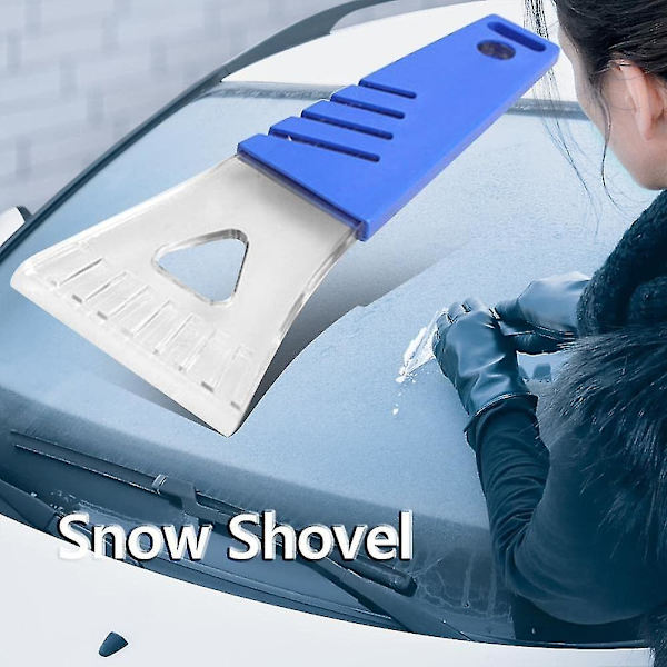 Auton jääkaavin Clear Blade - Tuulilasin ja ikkunoiden lumesta ja jäästä puhdistus - Talvipuhdistustyökalu kuorma-autoille (sininen) (2 kpl)