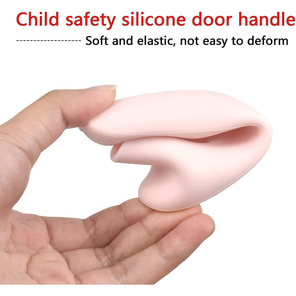Pinsheng Baby Safety Equipment Dørhåndtaksdeksel, Silikon Dørhåndtak Hansketrekk