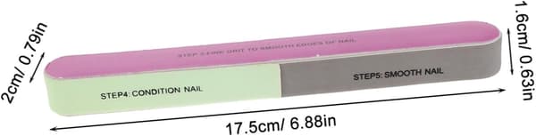 20 stk. neglebufferblokke og manicure-slibeblokke 7-vejs neglepolerer