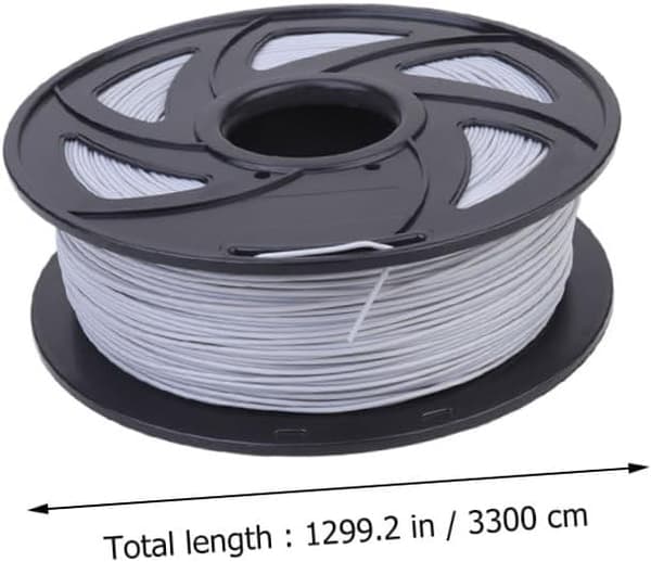 1,75 mm Silke 3D Printer Grå Skinnende 3D Printmateriale 1 kg Rulle Ingen Vridning