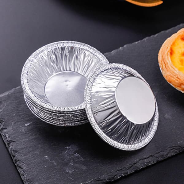 100 stk. engangs tærteforme af stanniol, non-stick bageforme til muffins, cupcakes og småkager