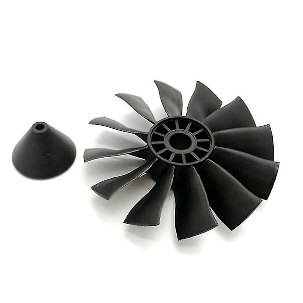 70mm 12-Bladet Ducted Fan EDF-Enhed Med 4S 3400KV Børsteløs Motor Til RC Fly