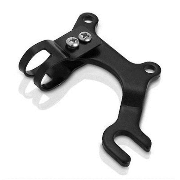 Road Bike Disc Brake Bracket Frame Adaptor Mounting Holder 32mm Diameter(1pcs,black)