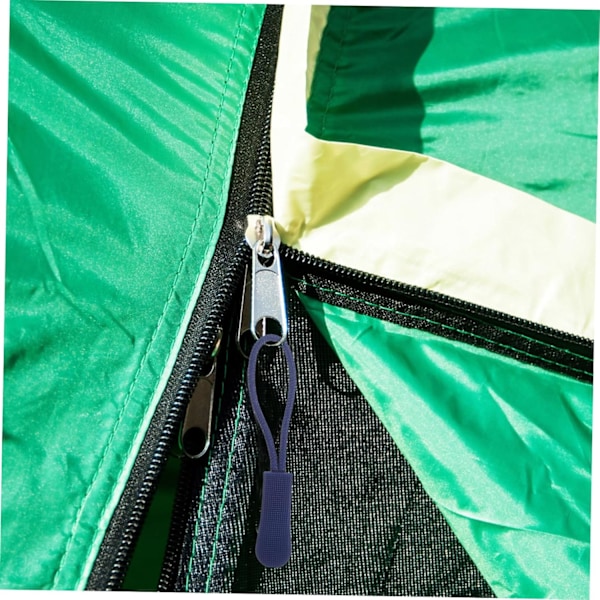 Lynlås Træk Lynlås Udskiftning 10 stk. Blå Nylon Snor Træk Lynlås Slider 2,5 cm Trækker 4,5 cm Reb Fantastisk