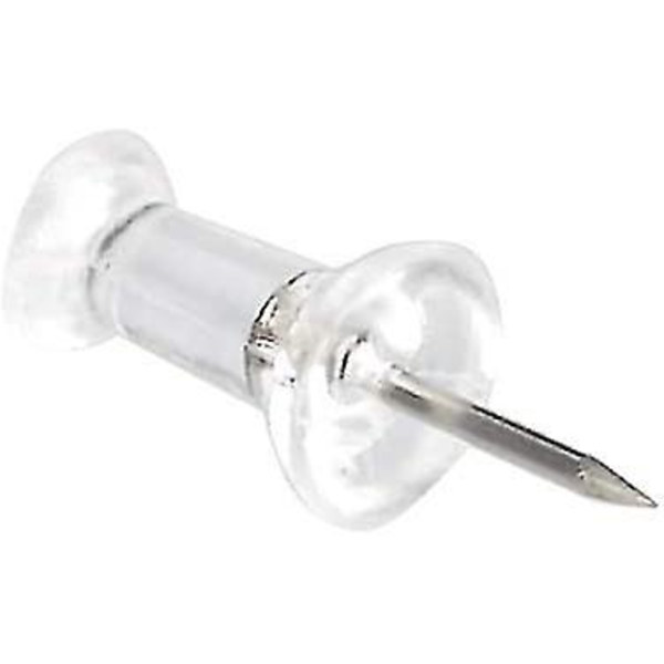 Trykknapper, Klar Plastspiss, Stålspiss, Pakke med 200transparent1pcs