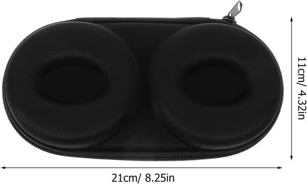 Bärbar 2-facks Eva Klockförvaringslåda Reseklockfodral Organizer