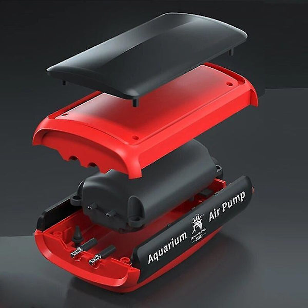 12W Akvarieluftpump Fisk Tank Ultra-tyst Mute