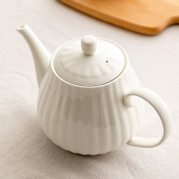 Bone China Coffee Pot Keraaminen kurpitsan teekannu posliini