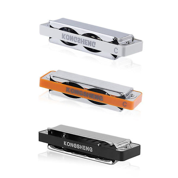 10-hulls 20 Harmonica Blues Deluxe C Harmonica Svart