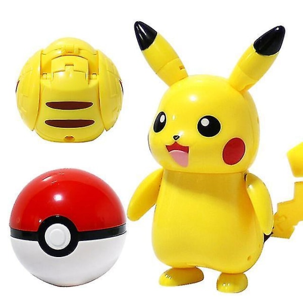 Mewtwo Lekesett Pikachu Charmander Lunala Rullende Actionfigur Barnleker