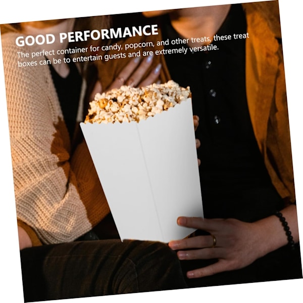 Pommes frites-boks Popcorn-emballasje Boks Papir Snackbeholdere Papp Popcorn-kartonger