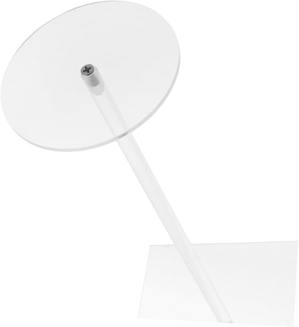 Akryl Hat Display Stand Rund Baseball Cap Organizer Pladsbesparende Bordholder til Skab Soveværelse Kommode