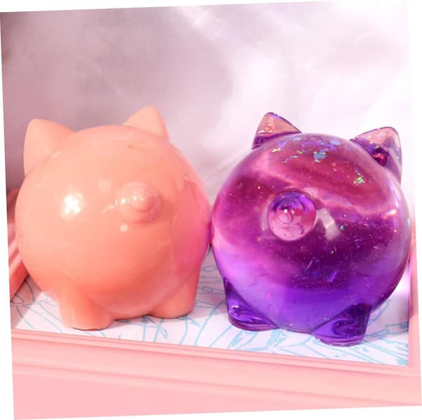 DIY Silikon Grisformad Prydnadsform Handgjord Resin Gjutform