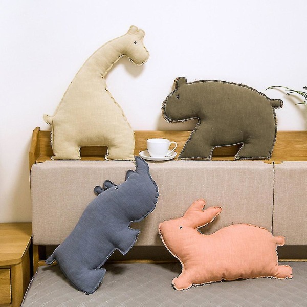 Myk og søt bamse dovendyr, plysj ugle leketøy dyr plushie dukke sofa pute for barn