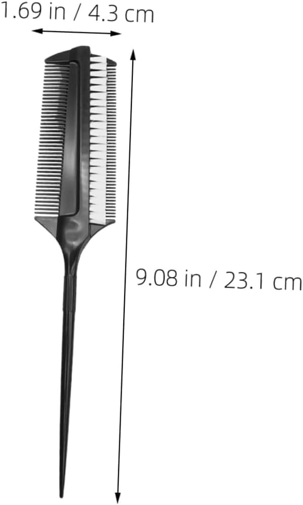 4 stk. Styling Grooming Kam Sæt Varm Børste til Hårfarve og Permanent Dobbelt-sidet Hårbørste til Kvinder