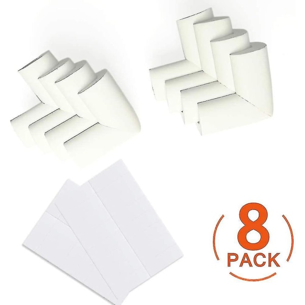 [8 Pack] Bordhjørnebeskytter. Soft Foam Corner Protector Baby Safety Right-yuhao