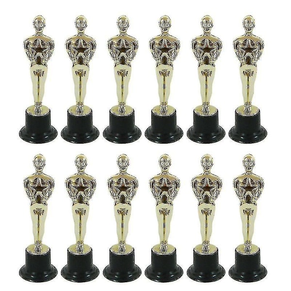 12 stk Oscar-statuettestøbeform belønner vinderne med storslåede trofæer i ceremonier i høj kvalitet