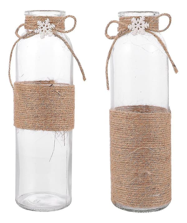 Jinglin Transparent Behållare för Blomsterarrangemang, Vas (2-pack)