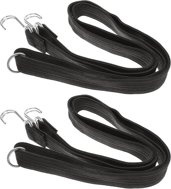 2st Motorcykel Lastremmar Cykel Bagage Elastisk Fäst Latex Bälte