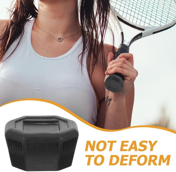 Tennisracket Håndtak Endestykke Plast Beskyttende Grepshette Solid Tennisutstyr Tilbehør