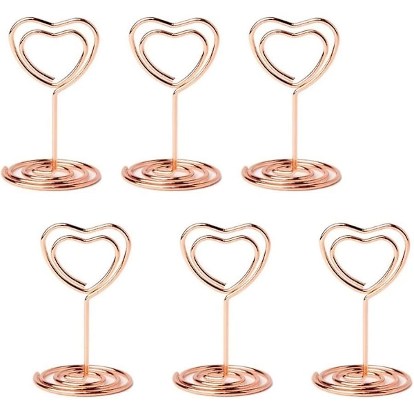 20 stk Mini Plasskort Holdere Bordnummer Stativ Bordkort Holder