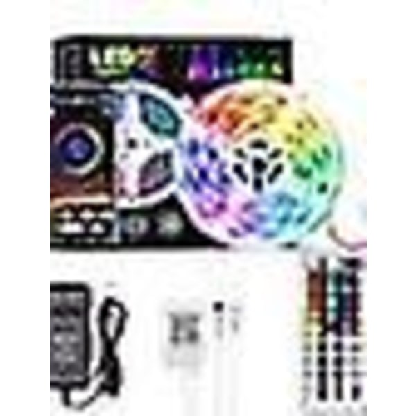 LED-Stripslys RGB Bluetooth Smart App Kontrol 5m 10m