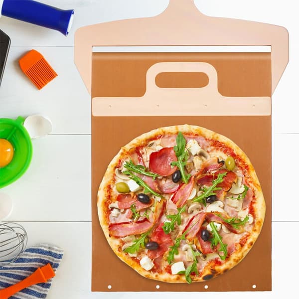 2 stk. non-stick kakebakeklut pizzatransferklut 15,7x15,7 tommer