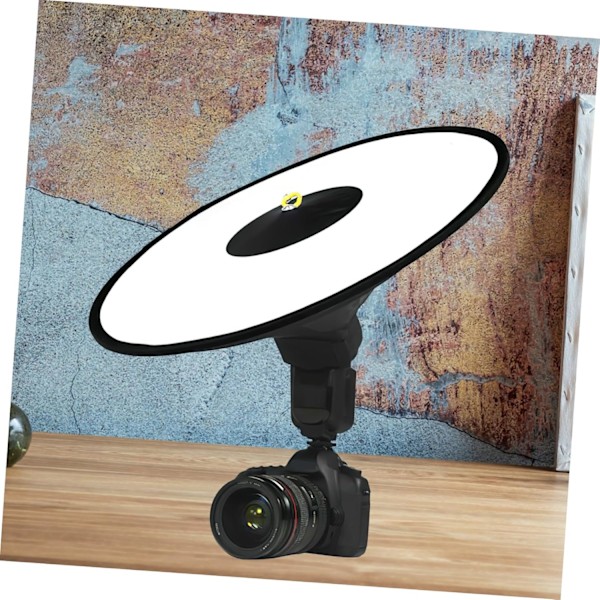 Justerbar Flash Reflektor Softbox Diffuser til Kamera Belysning 45cm