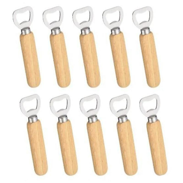Vinförare 10-pack Bartender Flasköppnare Trä Handhållen