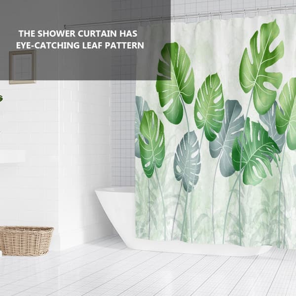 Vattentät duschdraperi badrumsdraperi 71x71 tum vattentät polyester hydrofob