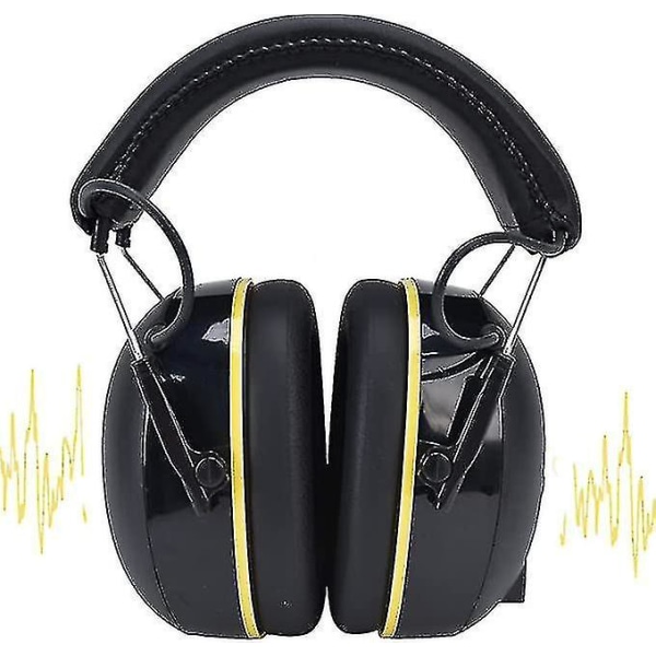 Bluetooth 5.0 høreværn høreværn med støjreduktion og stemmekontrol over hovedet til optagelse og klipning, standard, standard-yuhao