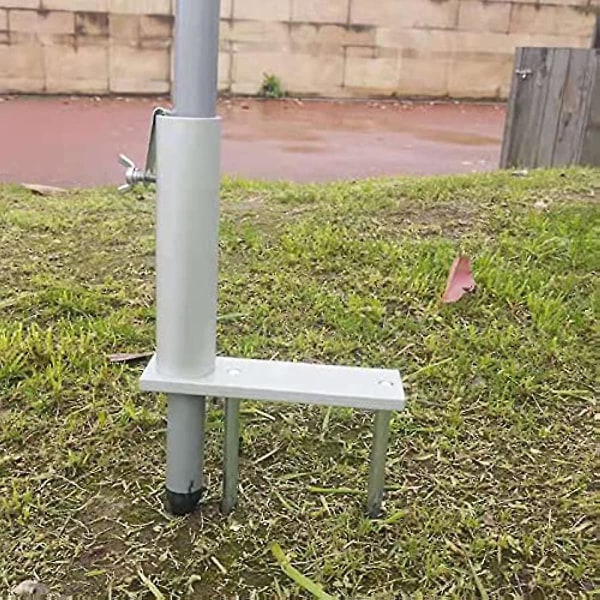 Parasolholder med Skruebase, Jordspyd, Justerbar