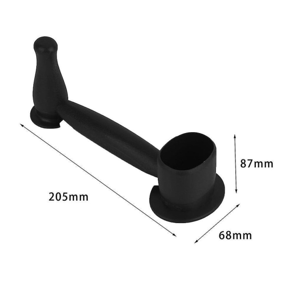 Svart Handhållen Fäste Fixator Skrivbordsstativ DJI Osmo