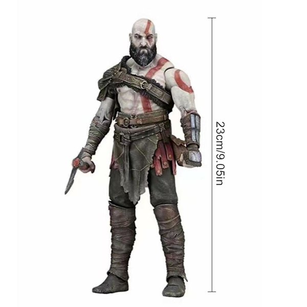 Ny Rörlig Dockfigur God of War 4 Kratos Figur Anime Leksak Mycket Samlarobjekt Present