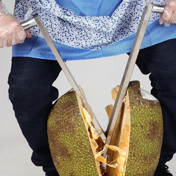 Bærbart Jackfruit-åbnerværktøj i rustfrit stål med kernefjernelsesfunktion