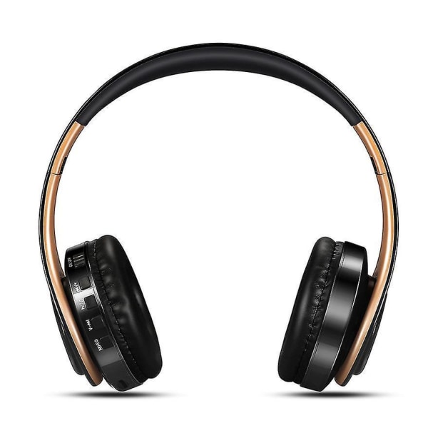 Hifi Stereo Bluetooth-hörlurar med FM-radio och mikrofon