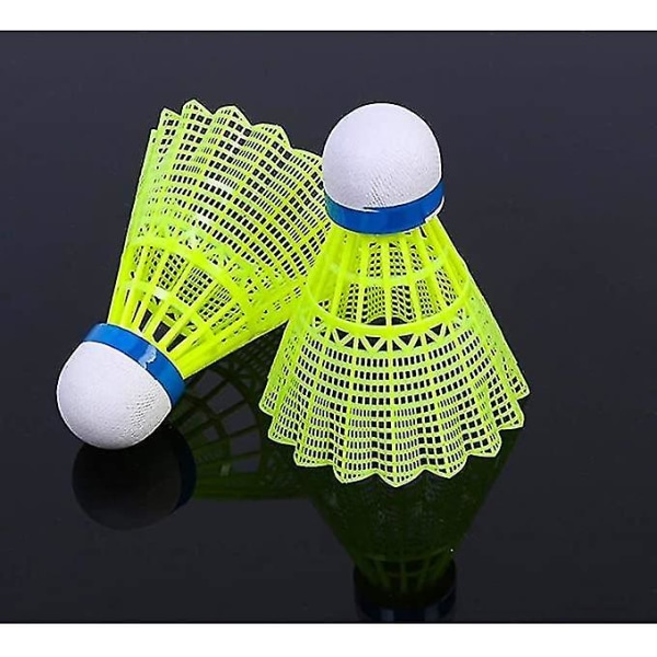 12-pack Nylon Badmintonfjädrar Hög Hastighet Elasticitet