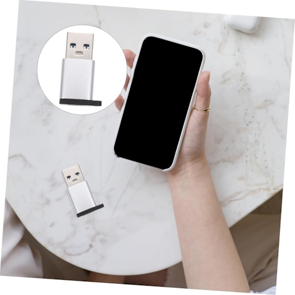 Usb-c til Usb Adapter Sæt med 5 Kompatibel Laptop Oplader Bil Power Bank