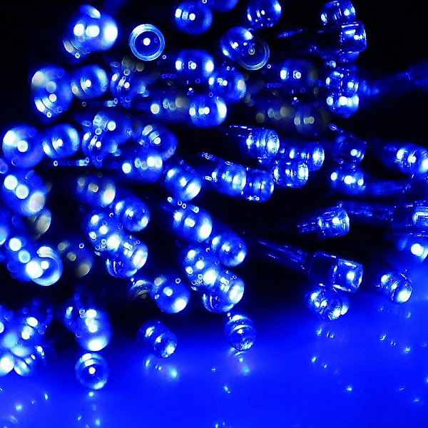 Solcellsbelysning för utomhus, LED-strängljus för trädgård, 5m