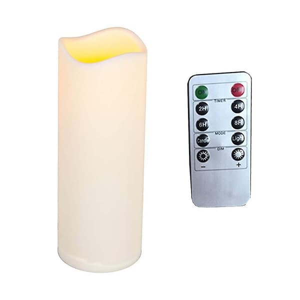 Everlasting Glow LED Inne/Utomhus Ljus, Timer, Bisque, 3\" X 9\"