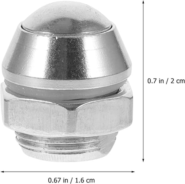 2 st tryckkokare avlastningsjiggventiler rostfritt stål 14 mm mutter innerdiameter mångsidig